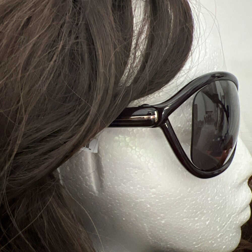 Tom Ford FERNANDA FT 1069 Shiny Black/Grey (01A) Sunglasses Brand New With Case - Picture 3 of 8